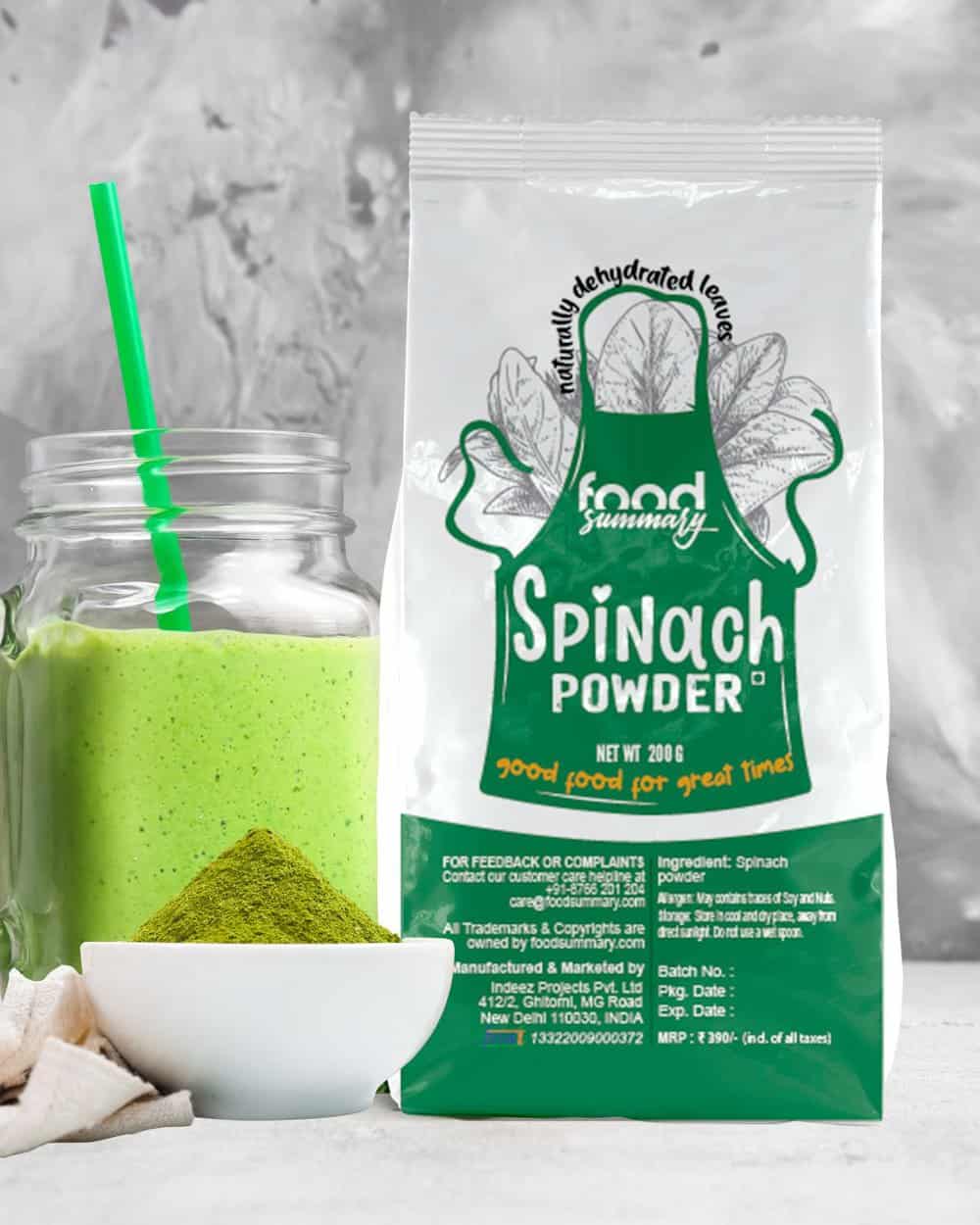Spinach Powder Dehydrated (200g)