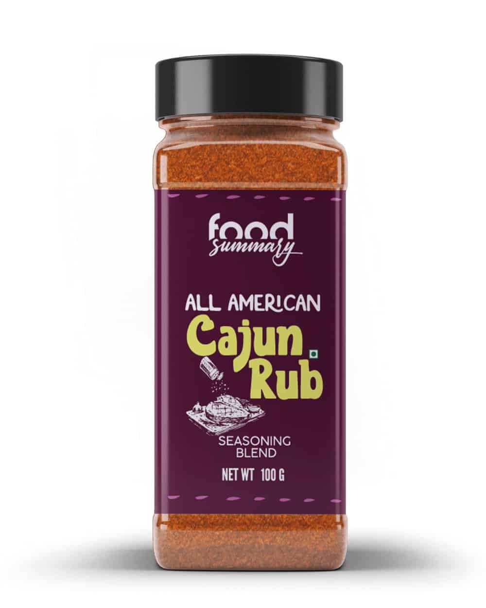 All American Cajun Rub Seasoning (100g)