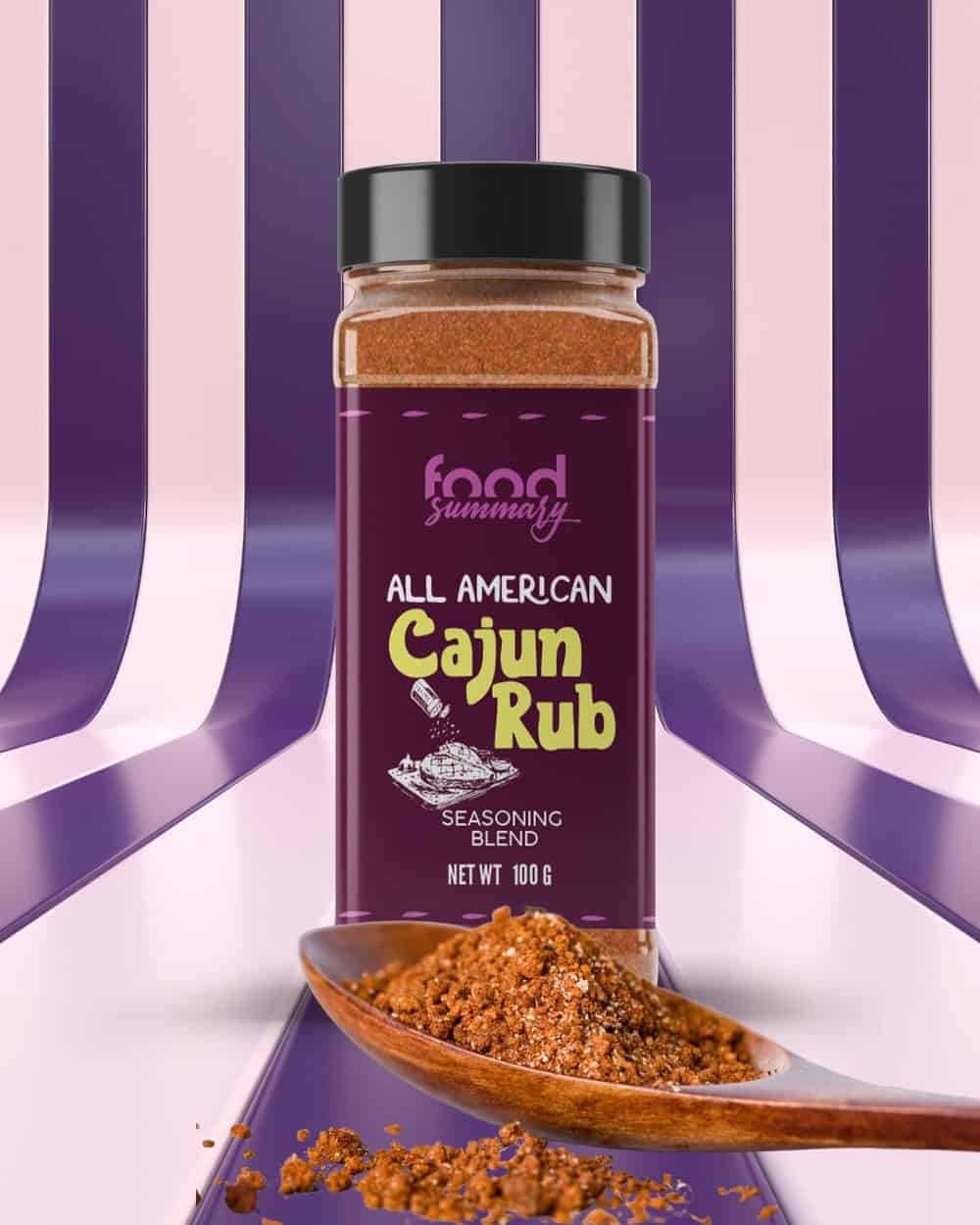 All American Cajun Rub Seasoning (100g)