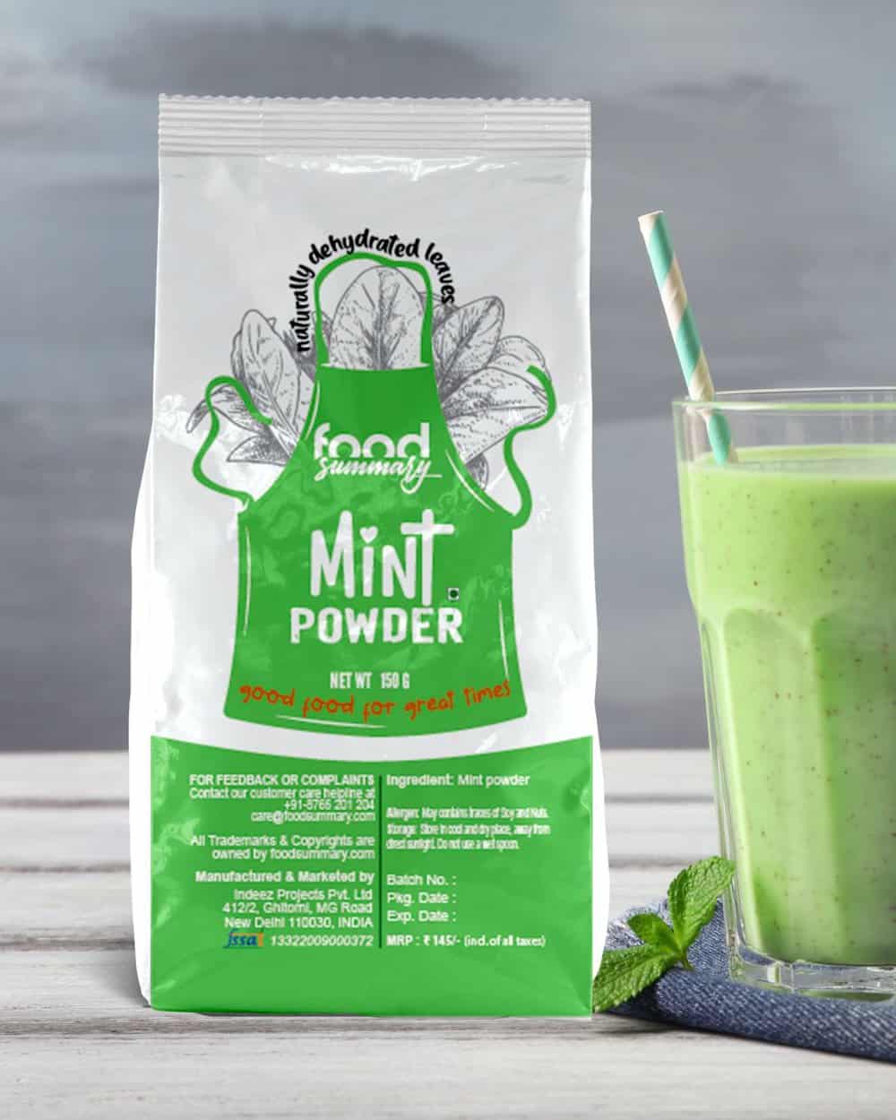 Mint Powder Dehydrated (150g)