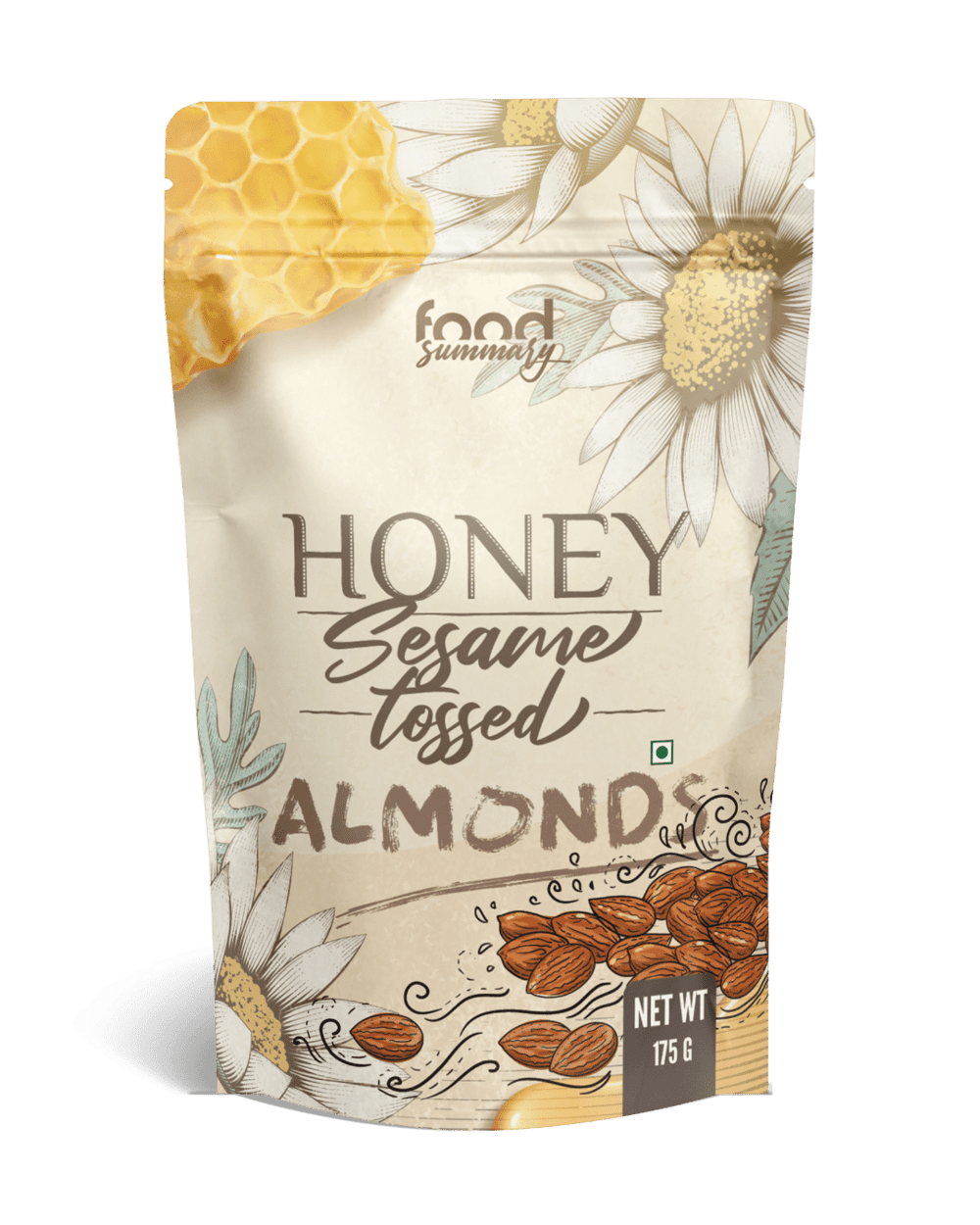 Honey Sesame Tossed Almonds (175g)