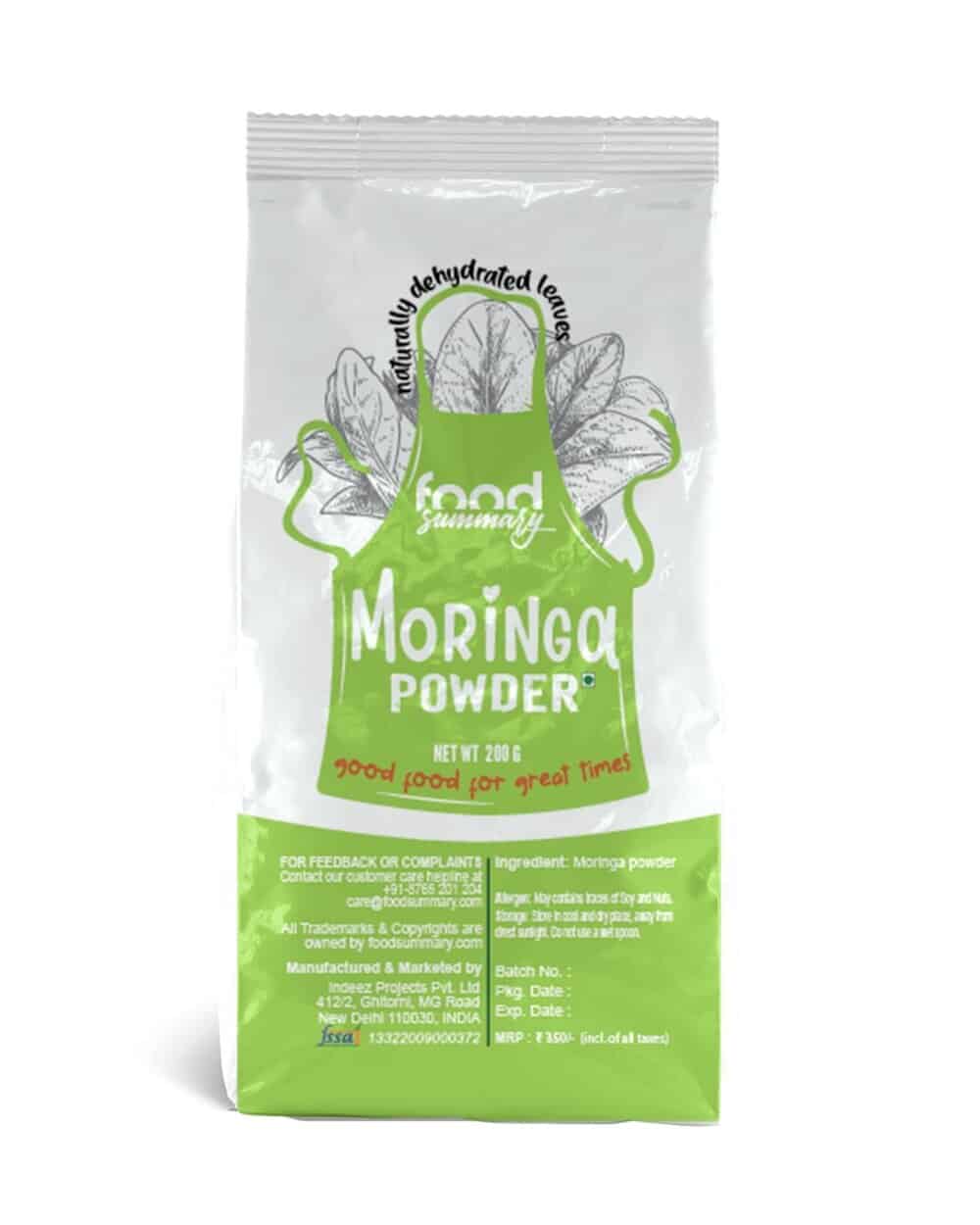 Moringa Powder Dehydrated (200g)